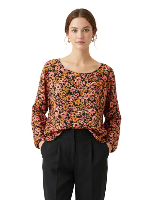 Blusa Ana Maria flores