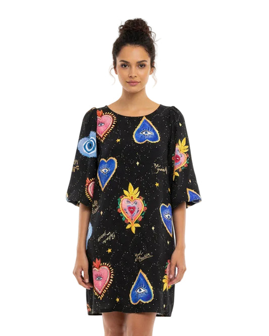 Vestido Barby corazones