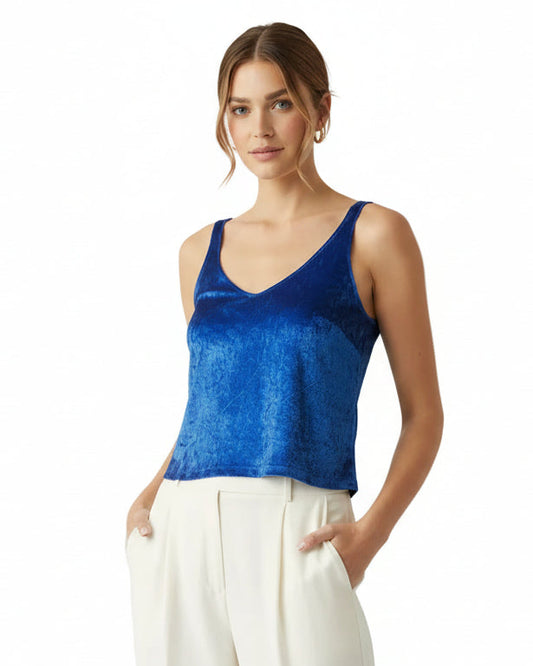 Polera Pia azul rey
