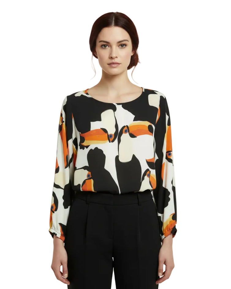 Blusa Ana Maria tucanes