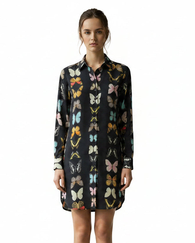 Vestido -Blusa boyfriend Elena mariposa