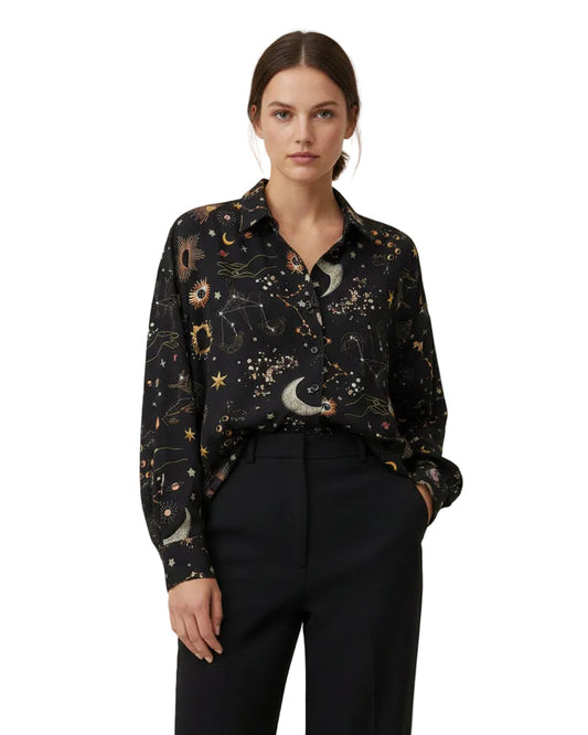 Blusa Vicenta cósmica