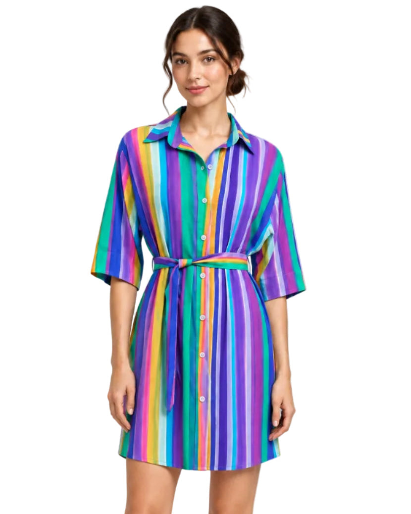 Vestido Caba rayitas