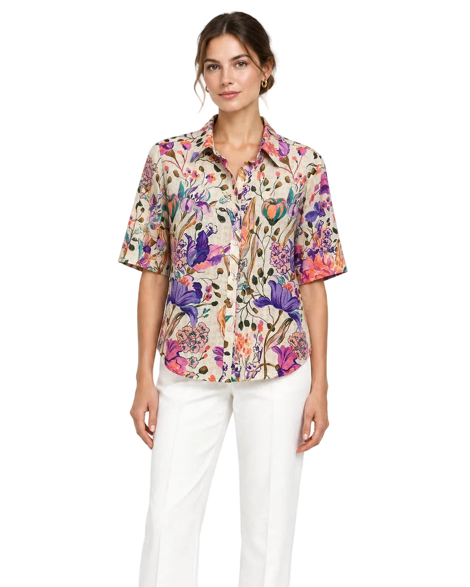 Blusa Caba Flores
