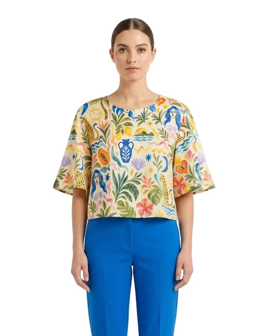 Blusa Pilar grecia