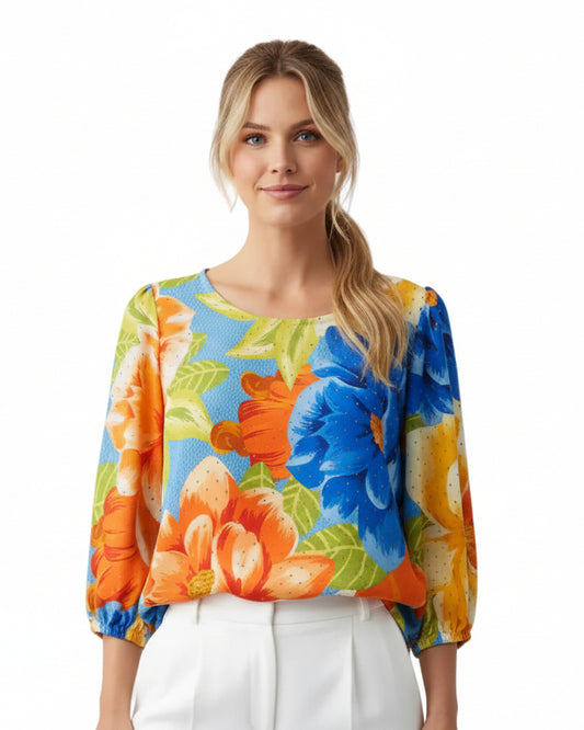 Blusa Mika flor
