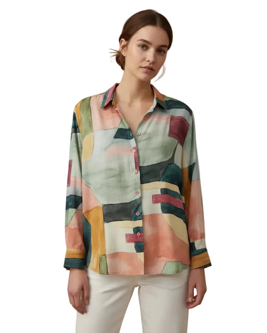 Blusa Vicenta acuarela